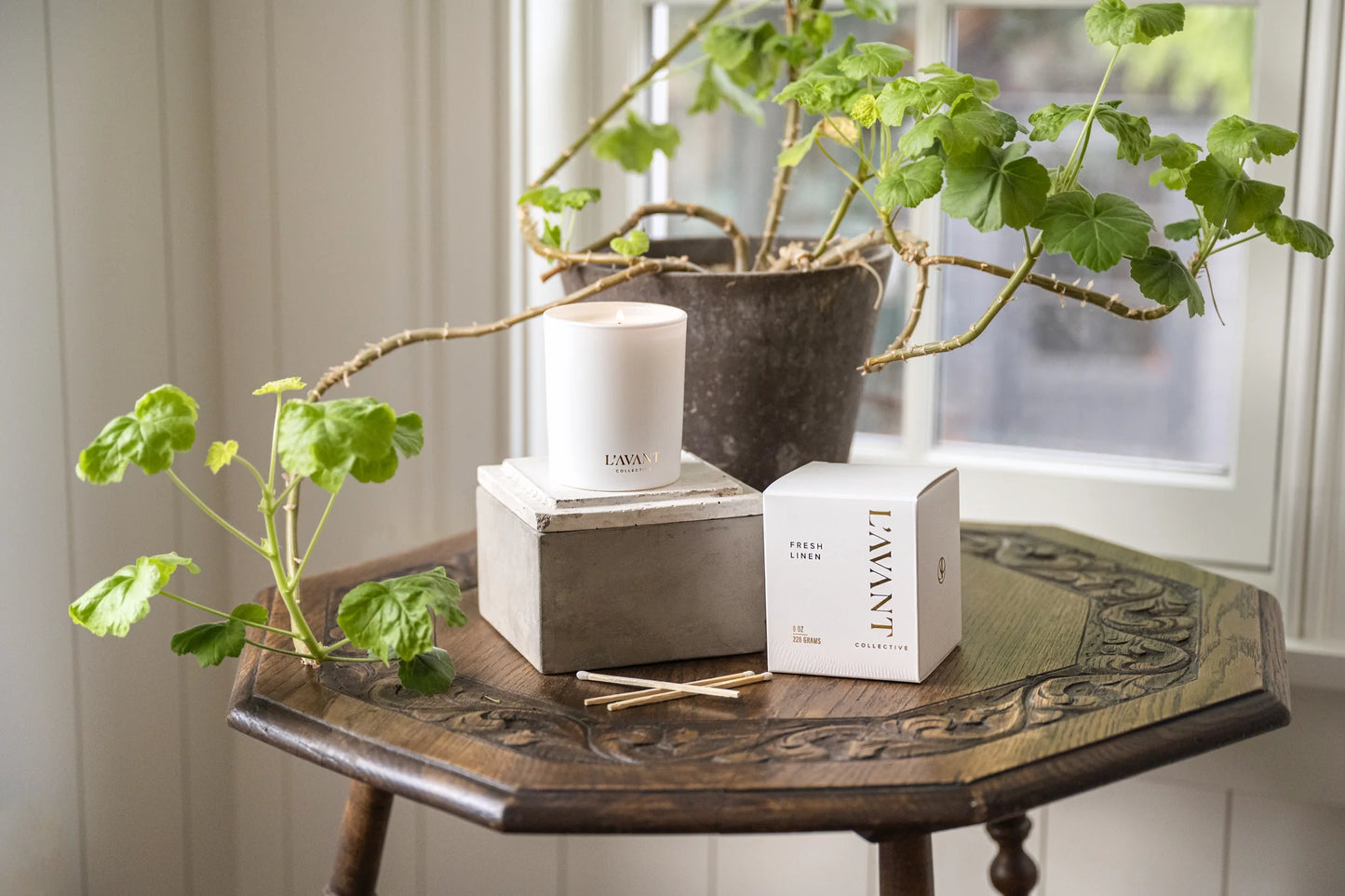 Candle Fresh Linen 8oz