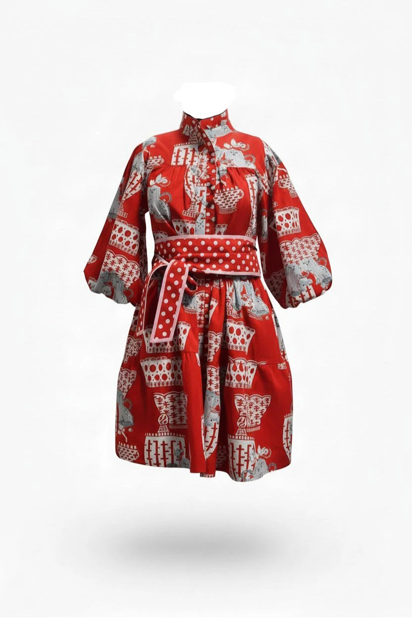 FIFI MINI DRESS - RED