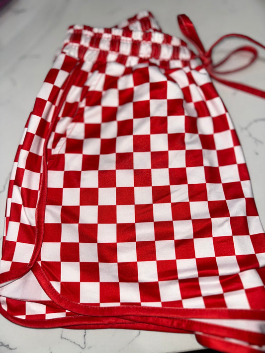 PEP RALLY SHORTS - Red