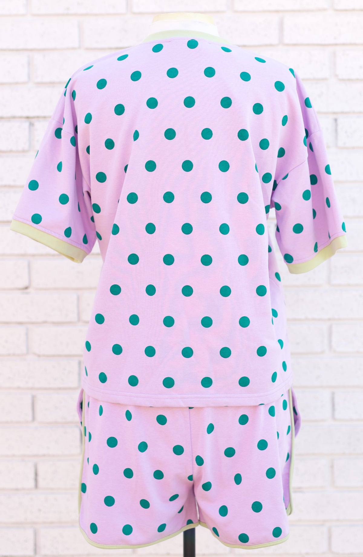 POLKA DOT RELAXED LOUNGE 2 PC. SET
