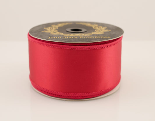JOHN MARK RIBBON - FUCHSIA SATIN DBL FUSED - 2.5"X10YD