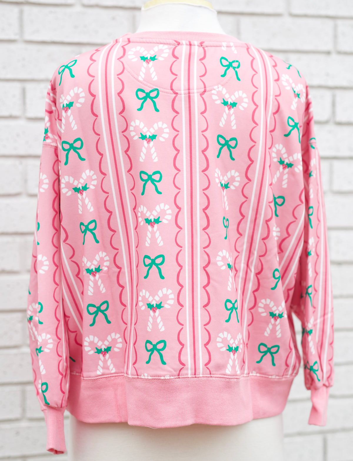 MILLIE PEPPERMINT TREES SWEATSHIRT