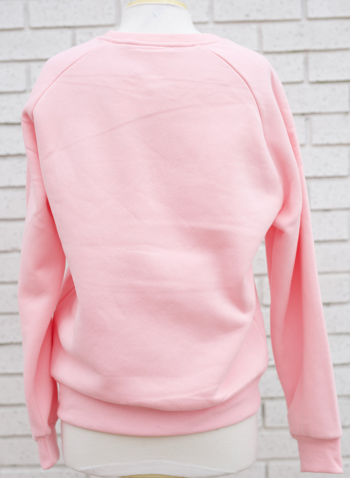 CLARA MERRY BOWS CHENILLE LETTER SWEATSHIRT