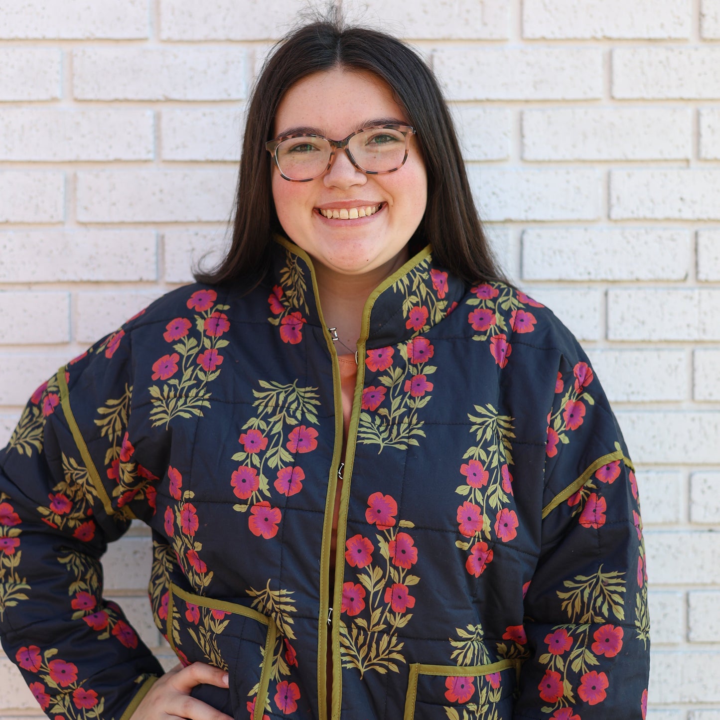 BOTANICAL QUILTED JACKET