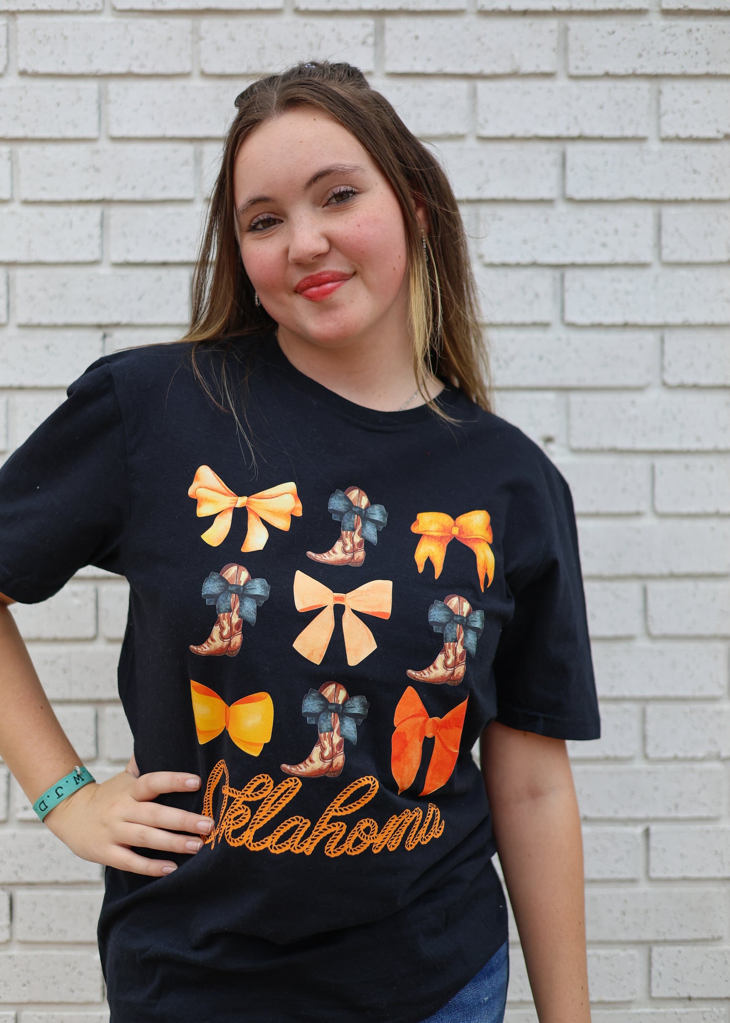 BOWS & BOOTS - OKLAHOMA STATE - BLACK