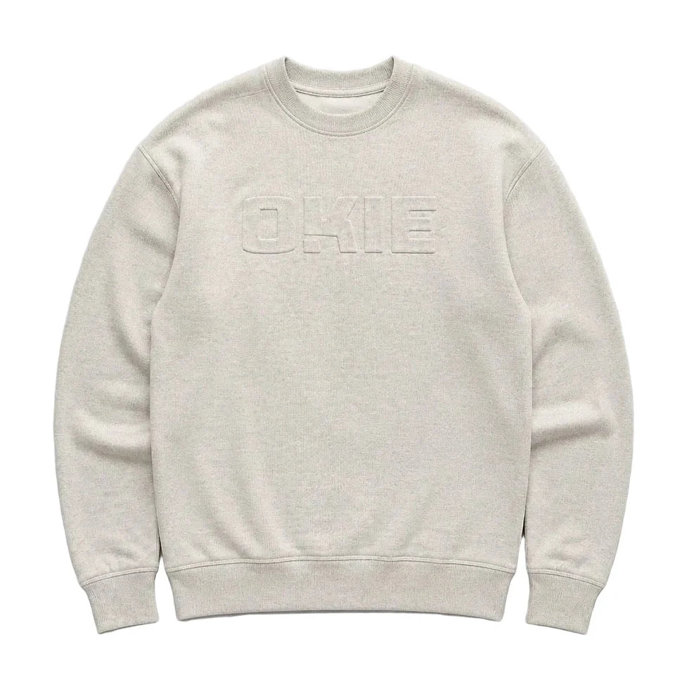 OKIE PUFF SWEATSHIRT - BEIGE