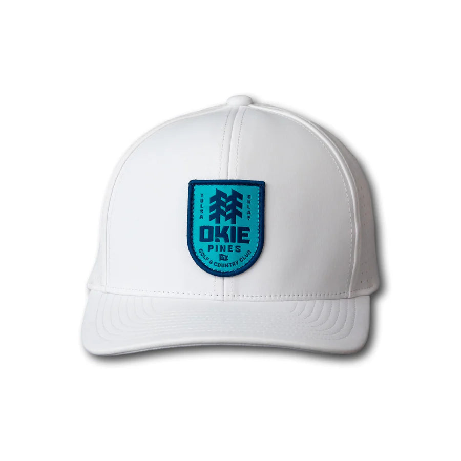 OKIE HAT - OKIE PINES PERFORMANCE - WHITE