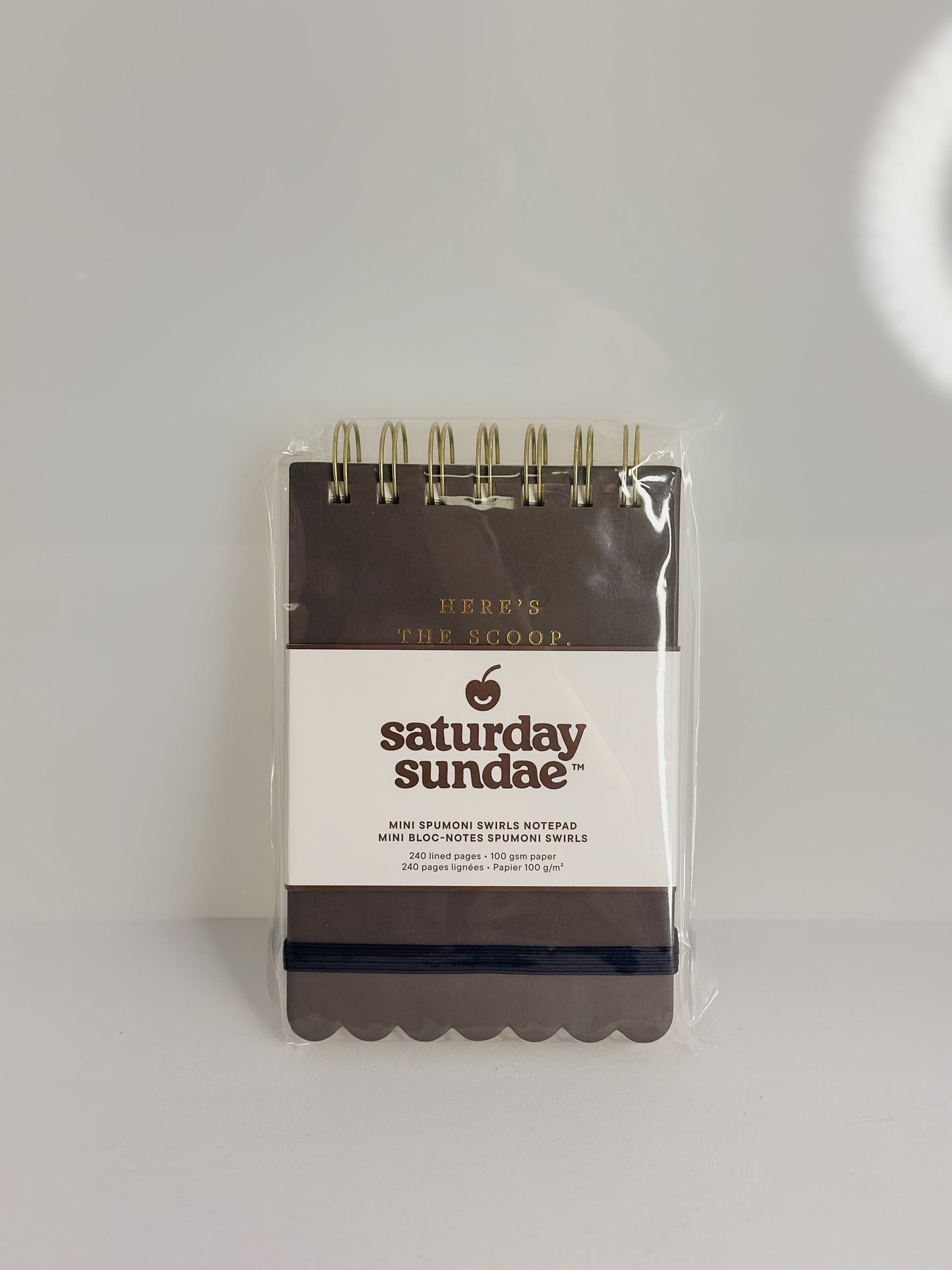 VANILLA BEAN MINI SPUMONI SWIRLS NOTEPAD