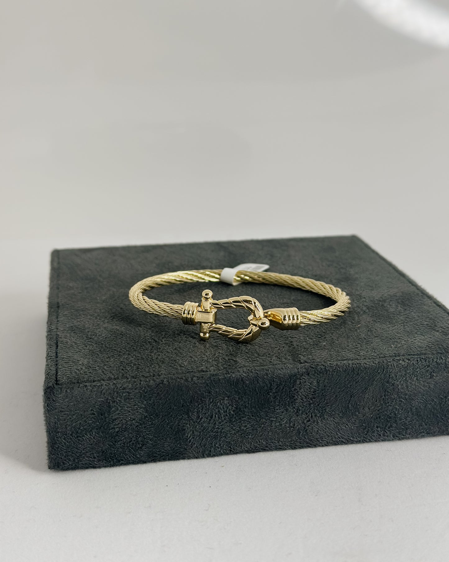 GOLD CABLE BRACELET WITH GOLD HOOK CLOSURE - Pharm Favorites by Economy Pharmacy