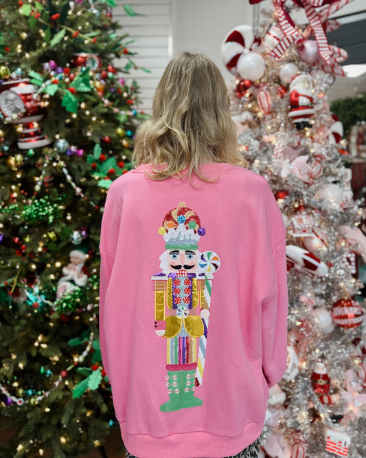 Pink Candyland Nutcracker Sweatshirt
