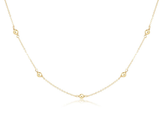 Choker Simplicity Chain Gold - 4mm Gold