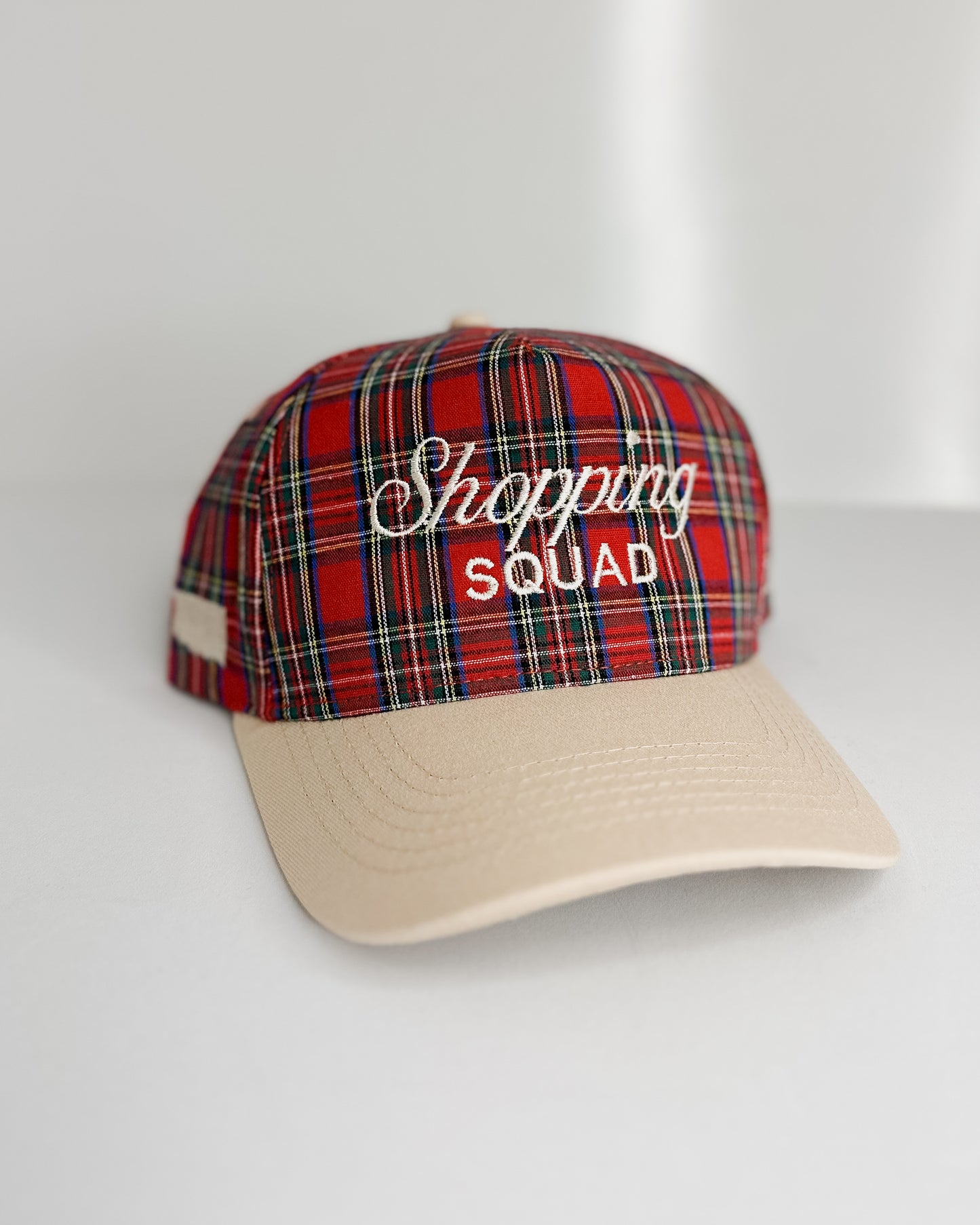PLAID/TAN - SHOPPING SQUAD