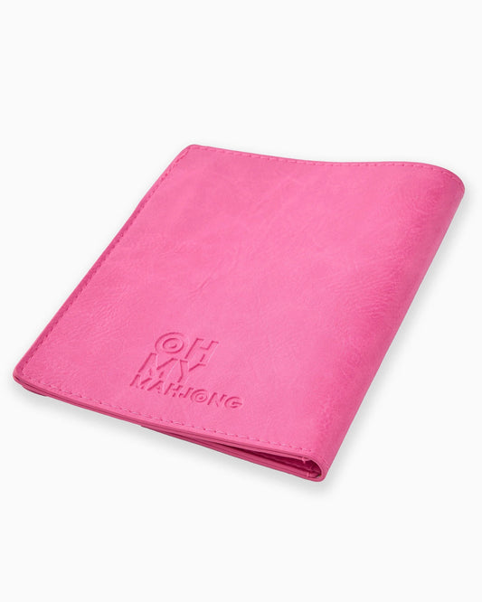 OH MY MAHJONG CARD FOLIO - HOT PINK