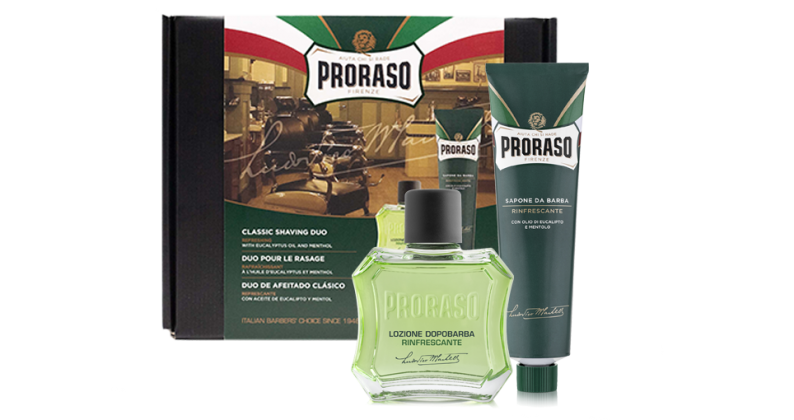 PRORASO CLASSIC SHAVING DUO BOX