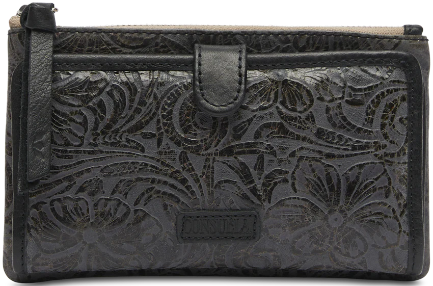 CONSUELA SLIM WALLET STEELY
