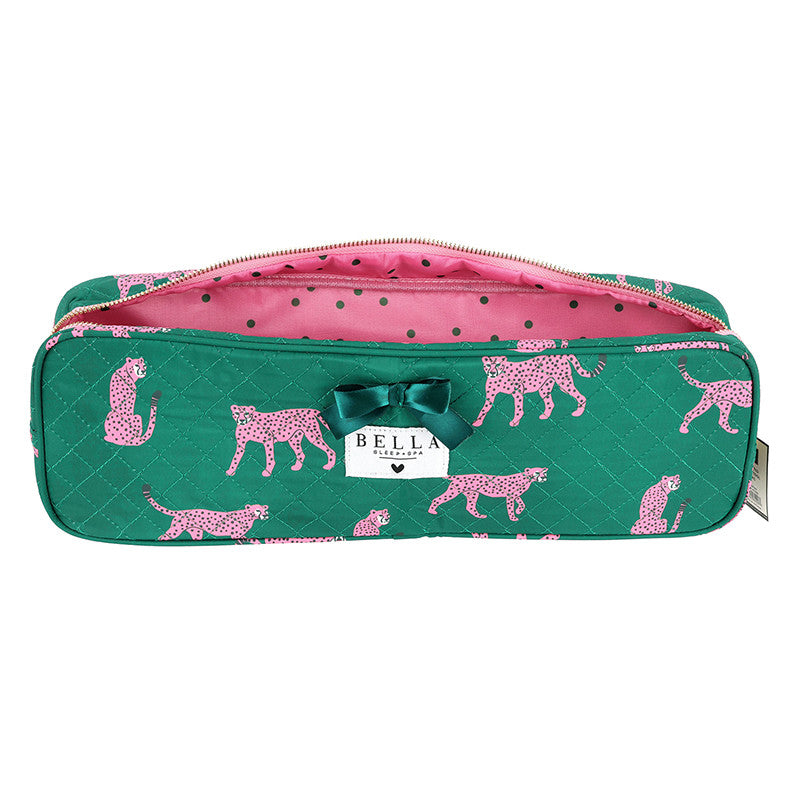 QUILTED HAIR TOOL BAG - CHEETAH - Pharm Favorites by Economy Pharmacy