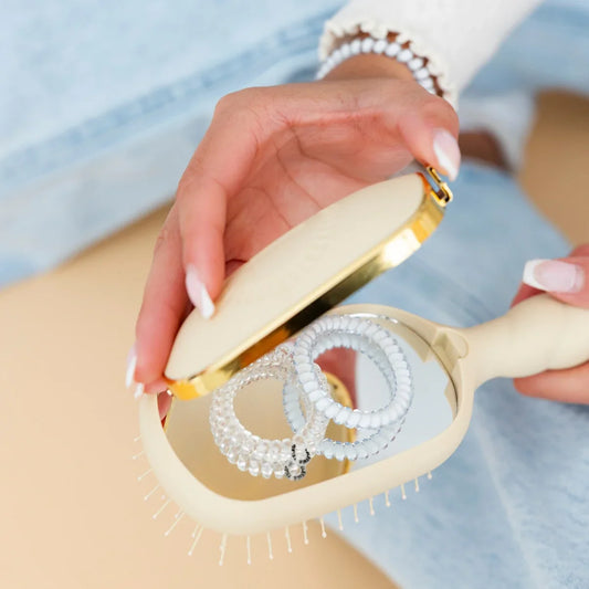 DETANGLER HAIR BRUSH FOR FINE HAIR TAN