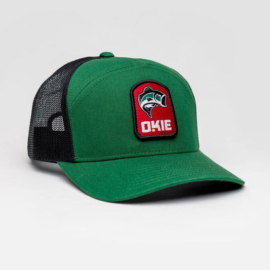OKIE HAT - TRAPPER - GREEN/BLACK
