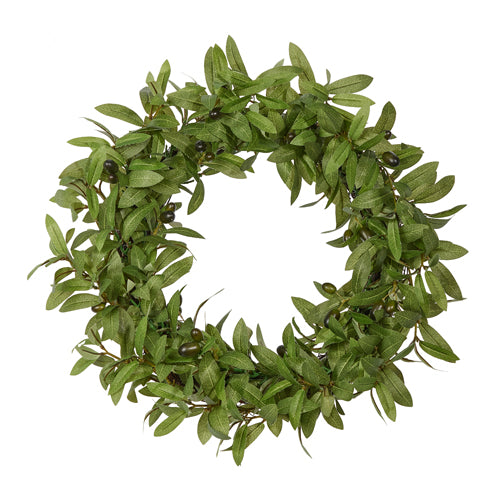 OLIVE LEAF WREATH - 24"
