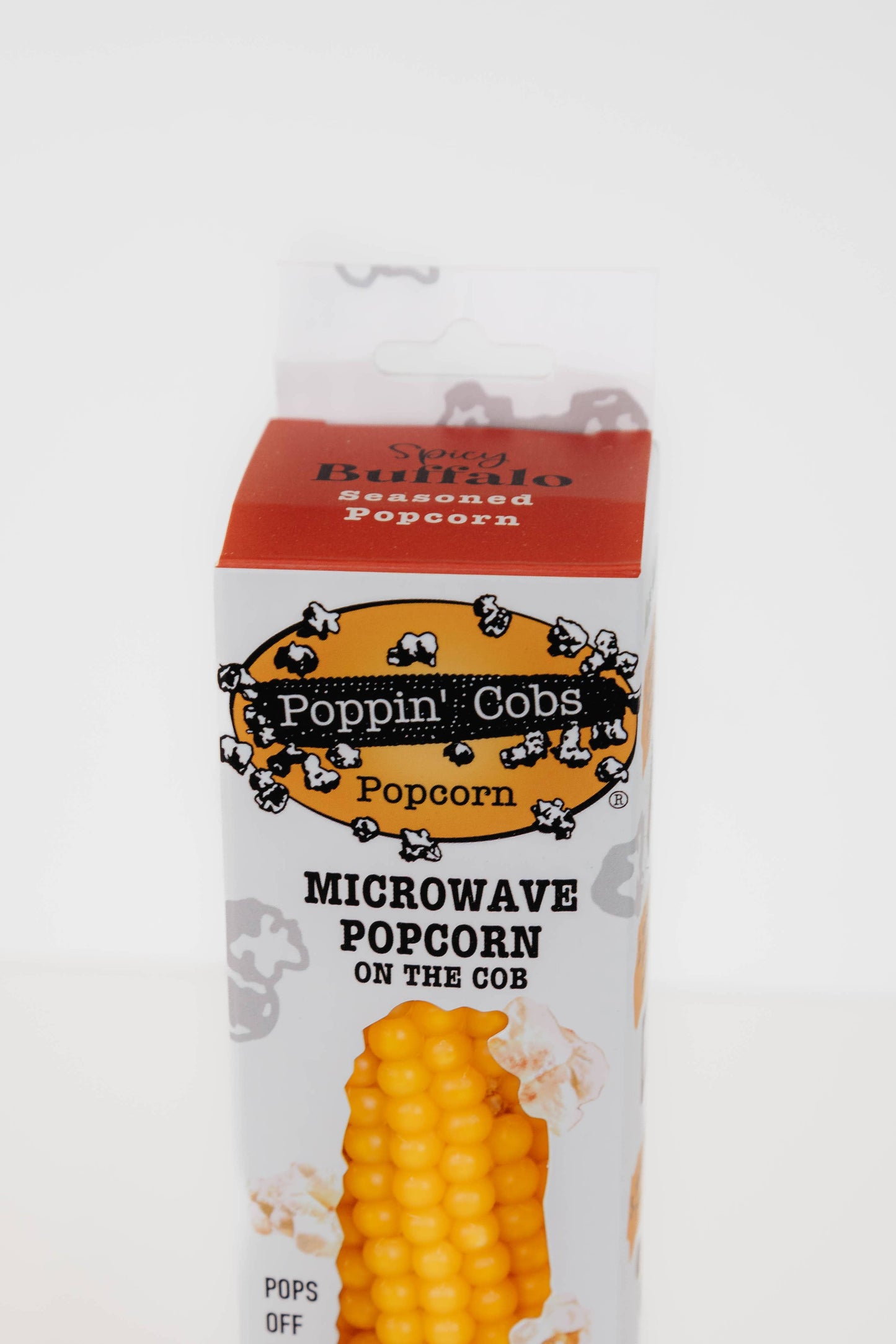 Popcorn on the Cob with Spicy Buffalo Seasoning