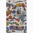 GEOMETRY KITCHEN TEA TOWELS - STATES