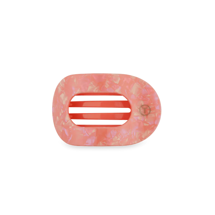 TELETIES DREAMSICLE SMALL FLAT ROUND HAIR CLIP