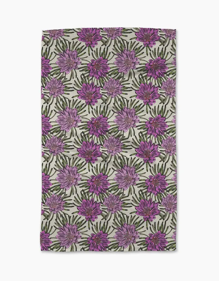GEOMETRY TEA TOWEL - FLORALS