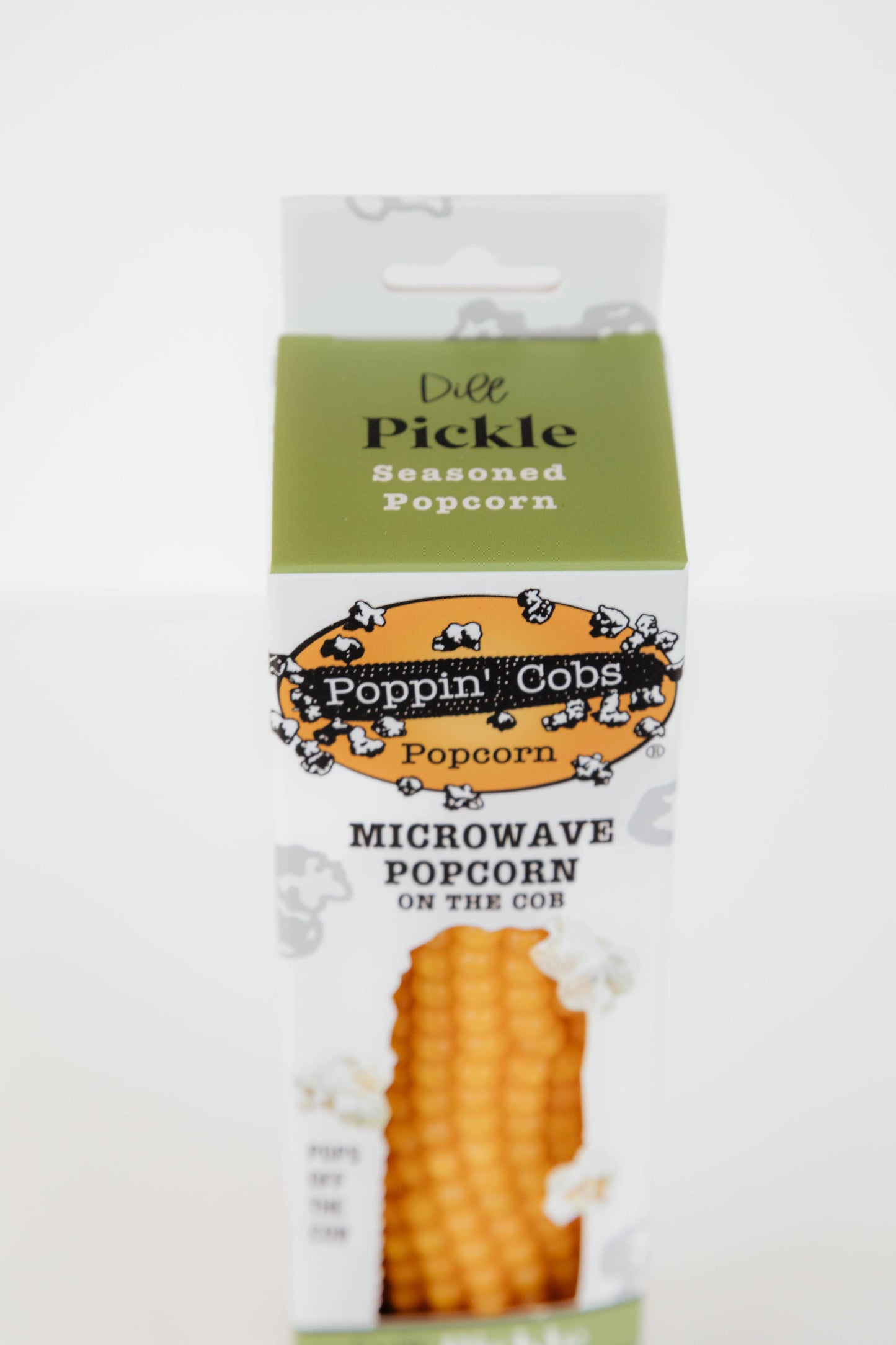 Popcorn on the Cob with Dill Pickle Seasoning