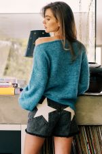 Black and White Star Shorts