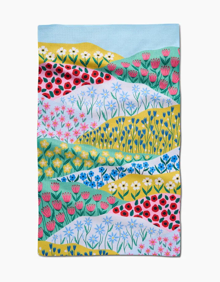 GEOMETRY TEA TOWEL - FLORALS
