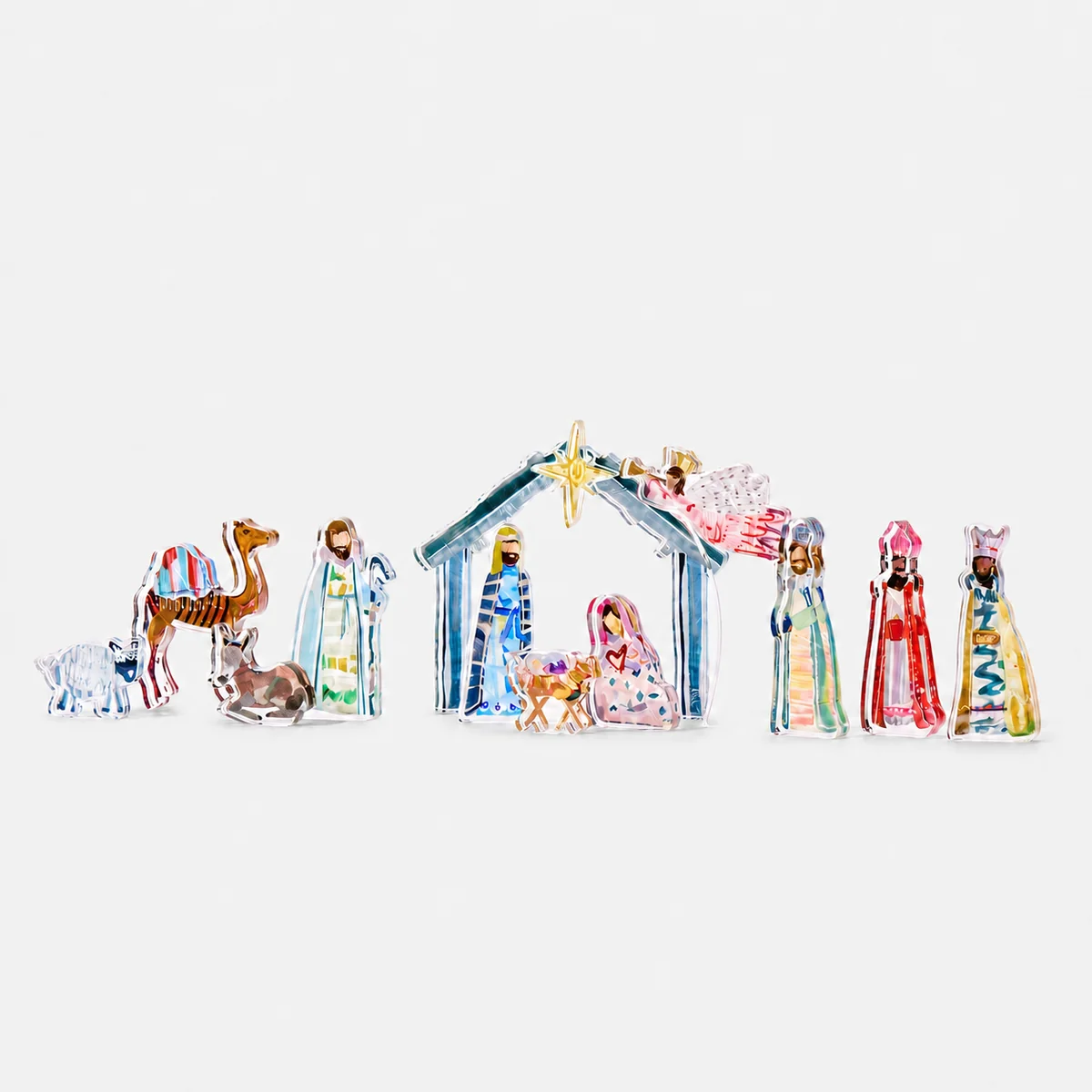 THE COLLECTED NATIVITY SET - COMPLETE SCENE