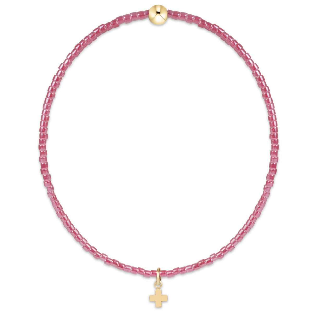 HOPE CLASSIC BRACELET - SIGNATURE CROSS SMALL GOLD CHARM