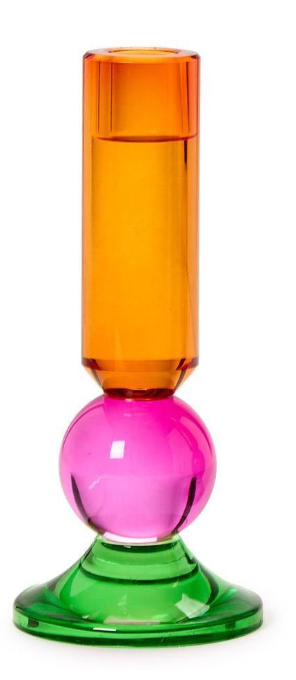 GLASS TAPER CANDLESTICK CANDLEHOLDER