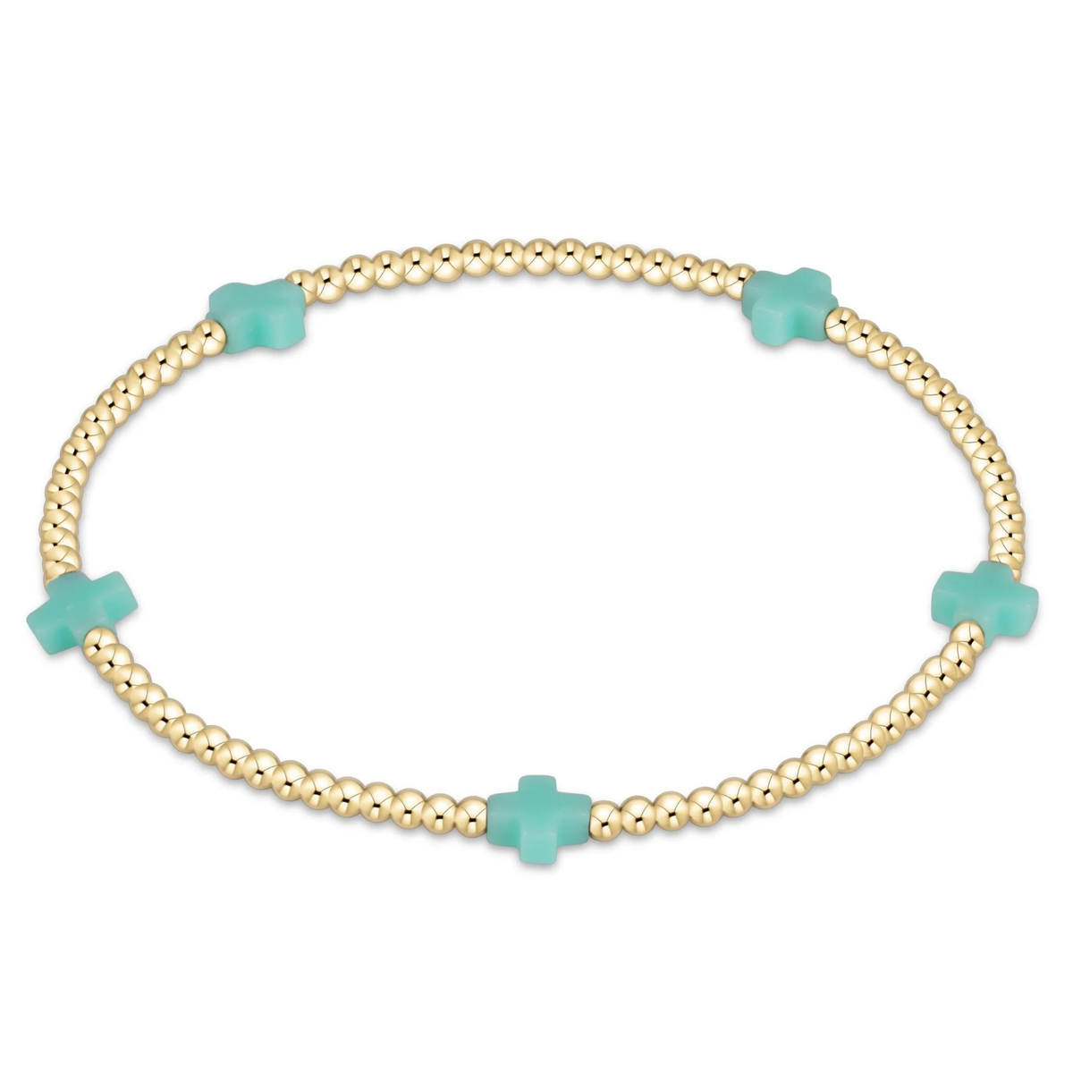 SIGNATURE CROSS SMALL BRACELET 2MM