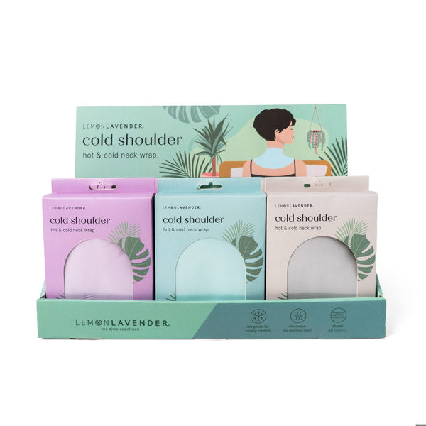 LEMON LAVENDER COLD SHOULDER HOT & COLD NECK WRAP