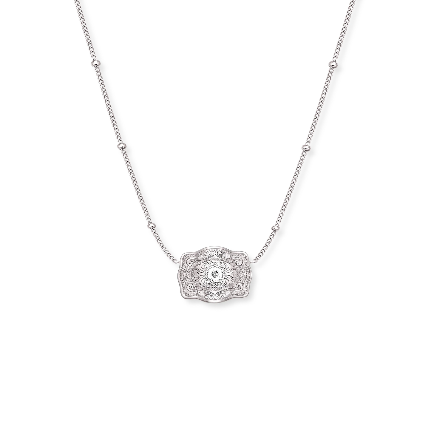 ULTRA MINI BELT BUCKLE NECKLACE - AMELIA ROSE