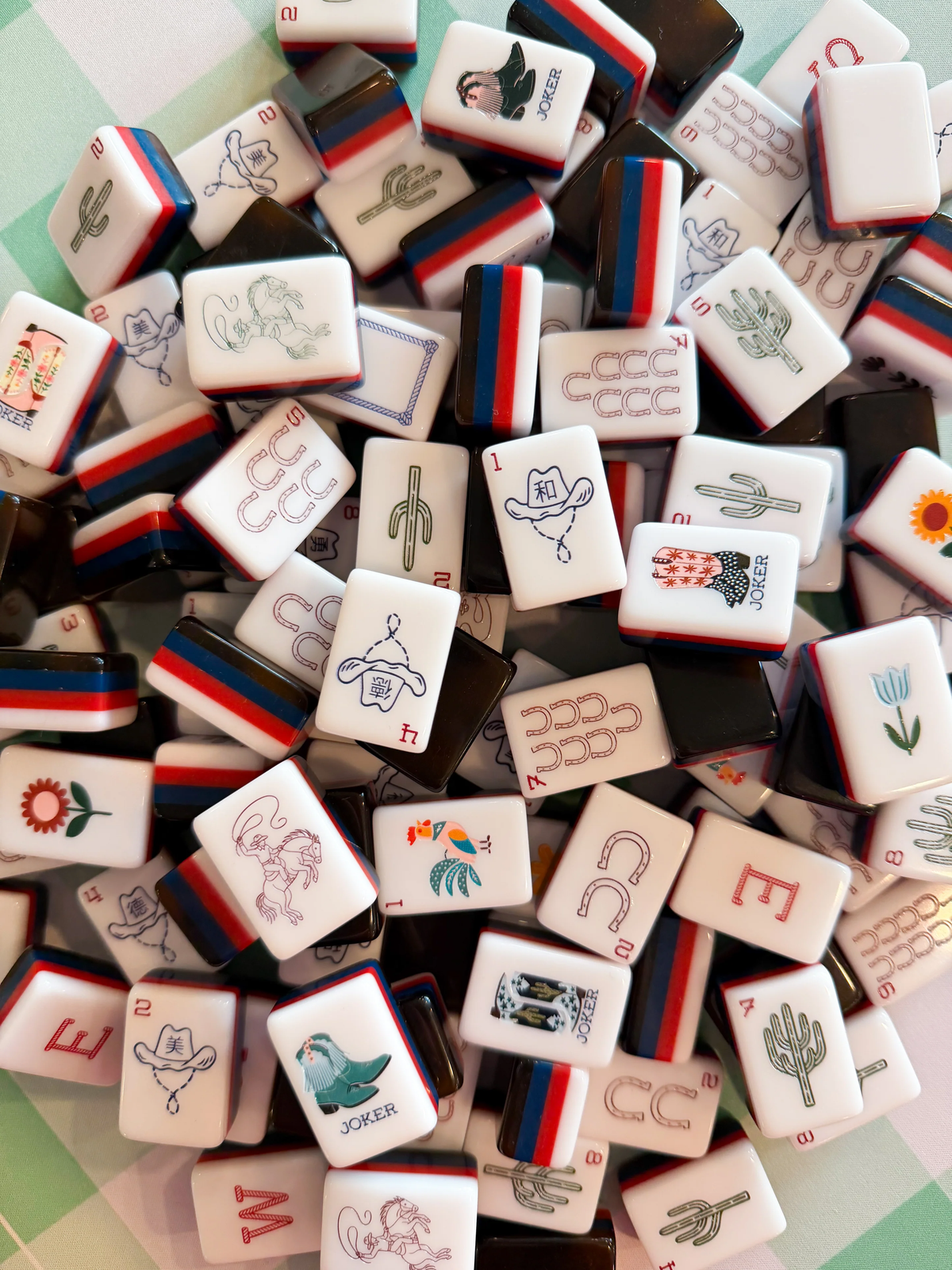 THE LASSO LINEUP MAHJONG TILES