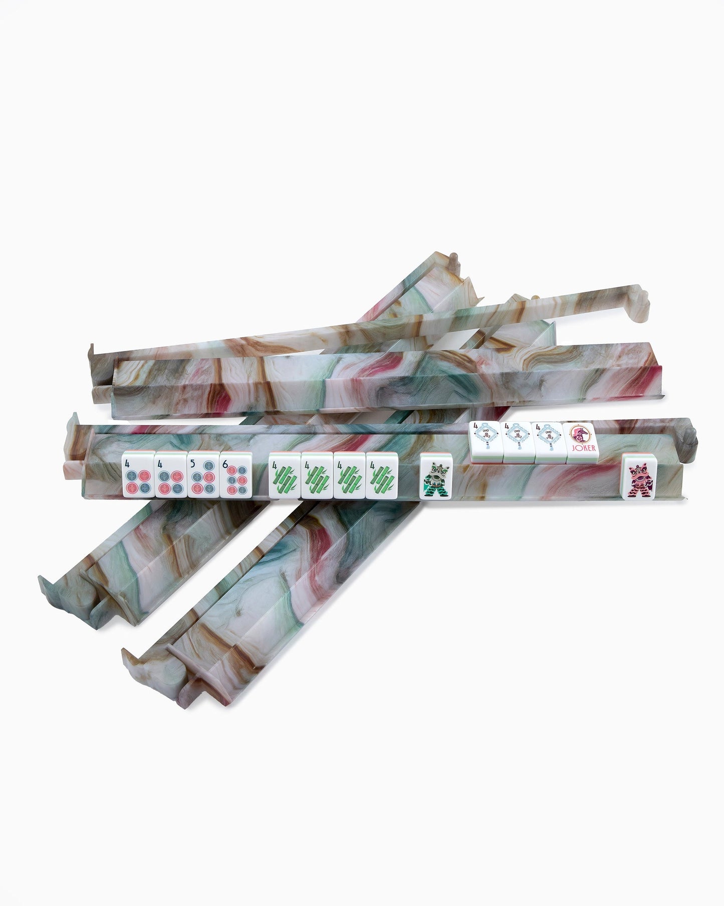 OH MY MAHJONG RACK & PUSHER SET - SANDSTONE