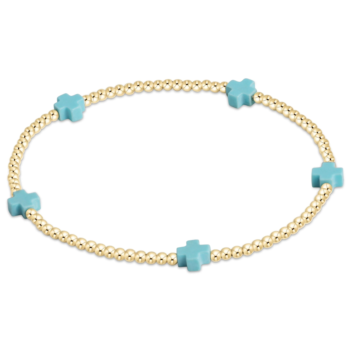 SIGNATURE CROSS SMALL BRACELET 2MM
