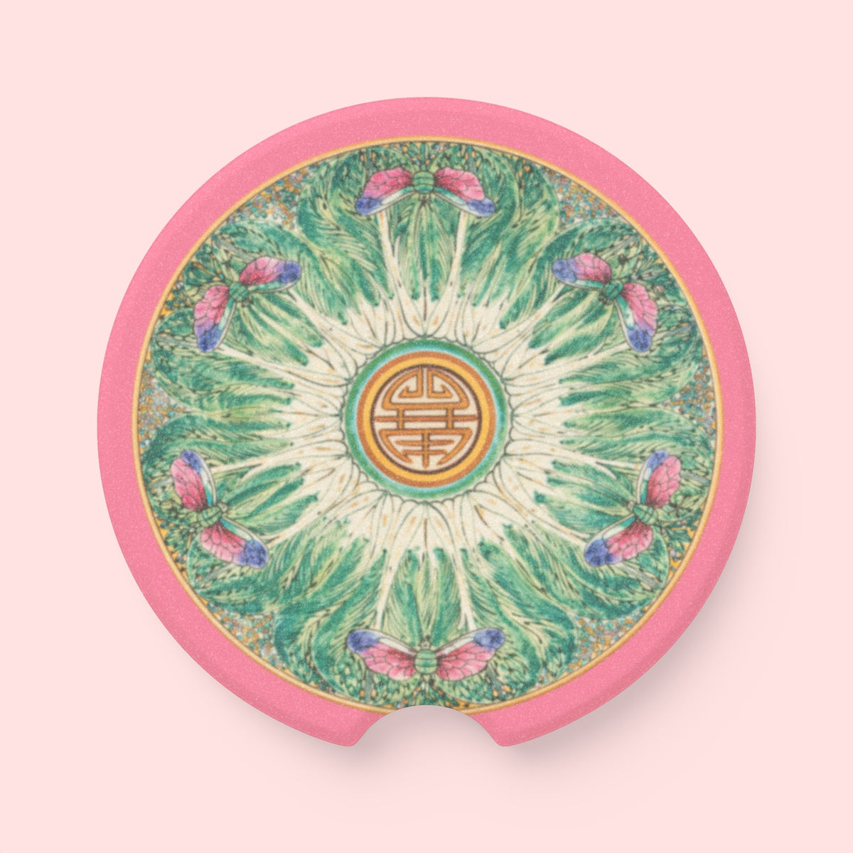 CHINA PATTERN INSPIRED CAR COASTERS