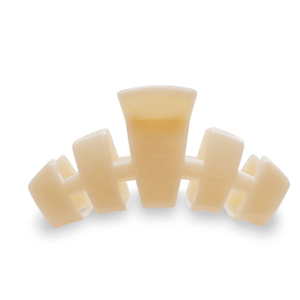 TELETIES CLASSIC HAIR CLAW CLIP - ALMOND BEIGE
