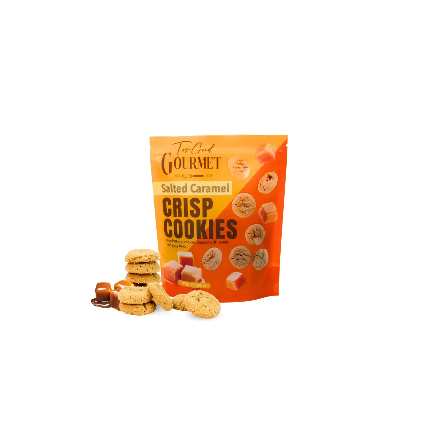 BITE SIZED MINI CRISP COOKIES - 3OZ