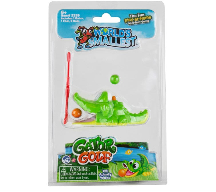 WORLD'S SMALLEST GATOR GOLF