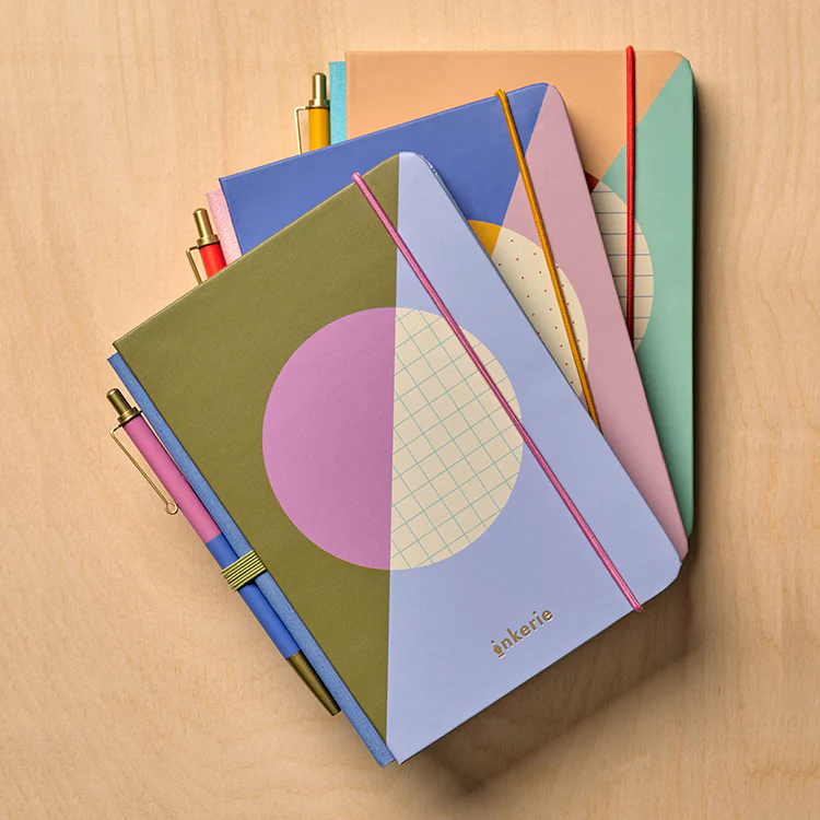 INKERIE MINI GRID NOTEBOOK & PEN