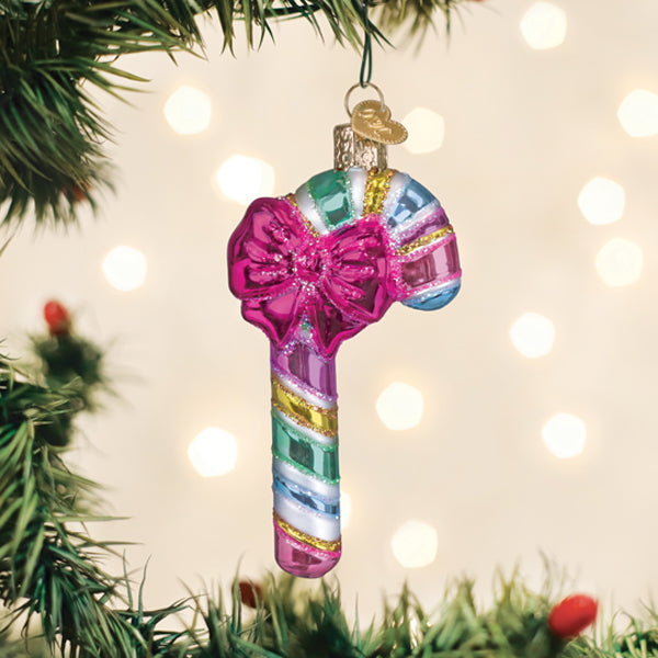 OWC ORNAMENT - PASTEL CANDY CANE
