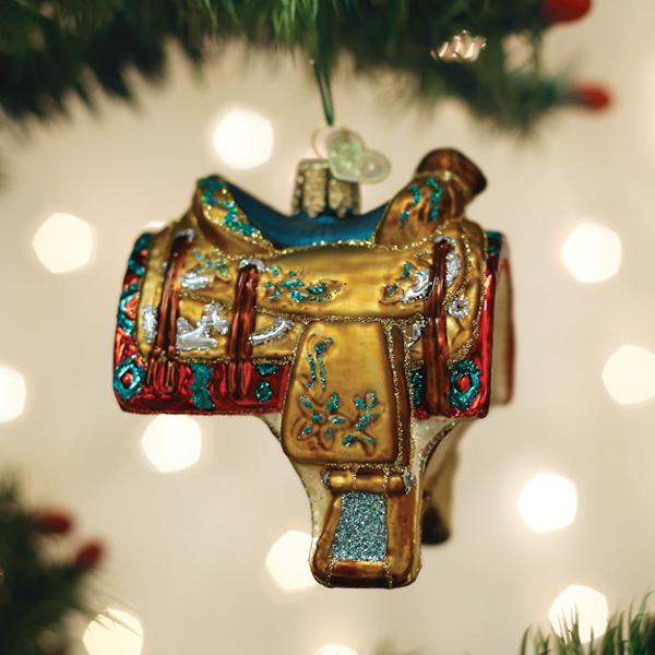 OWC ORNAMENT - WESTERN SADDLE