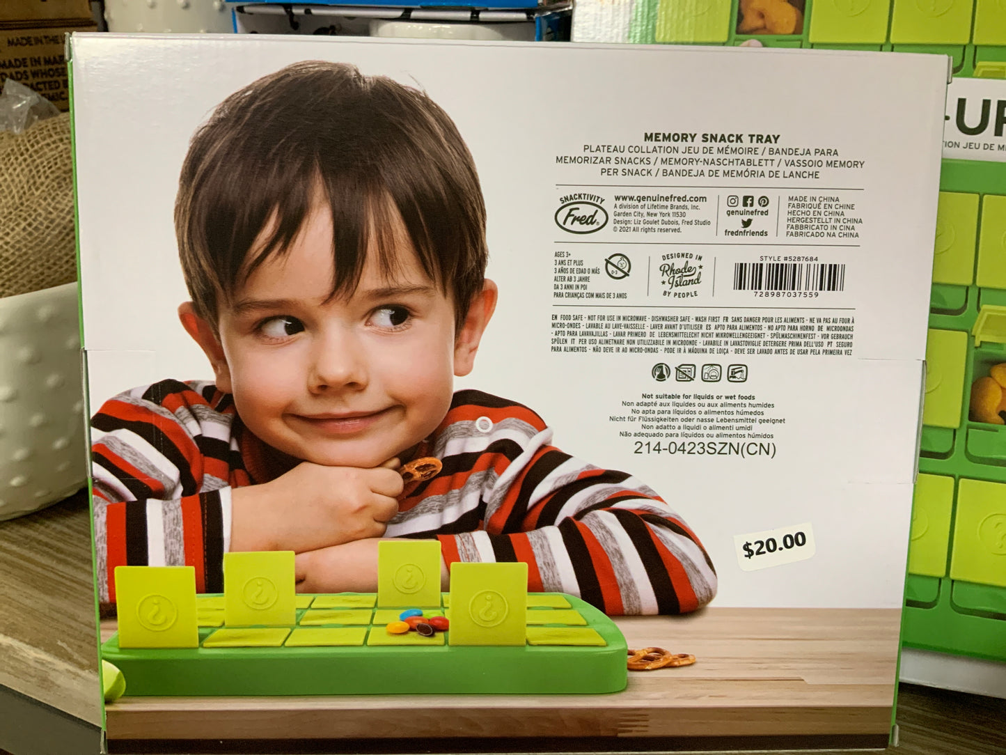 Match-up snack tray