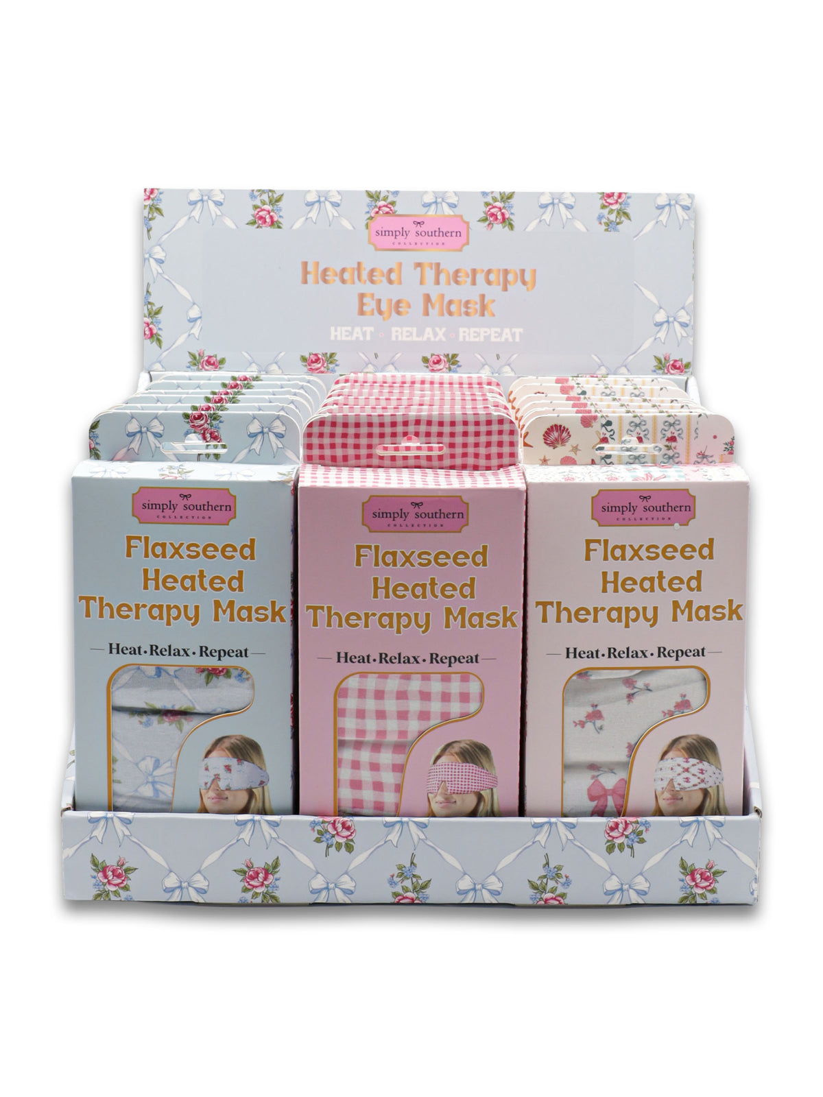 SIMPLY SOUTHERN FLAXSEED HEATED THERAPY EYE MASK