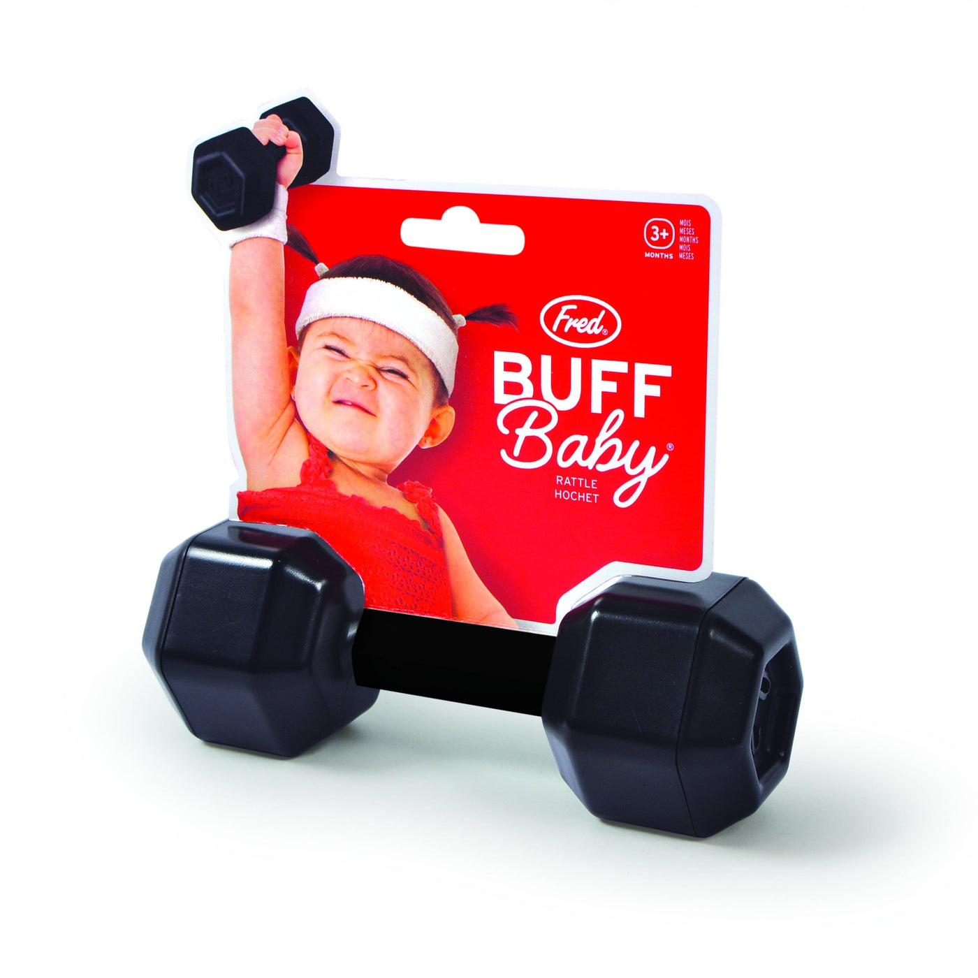BUFF BABY DUMBBELL RATTLE