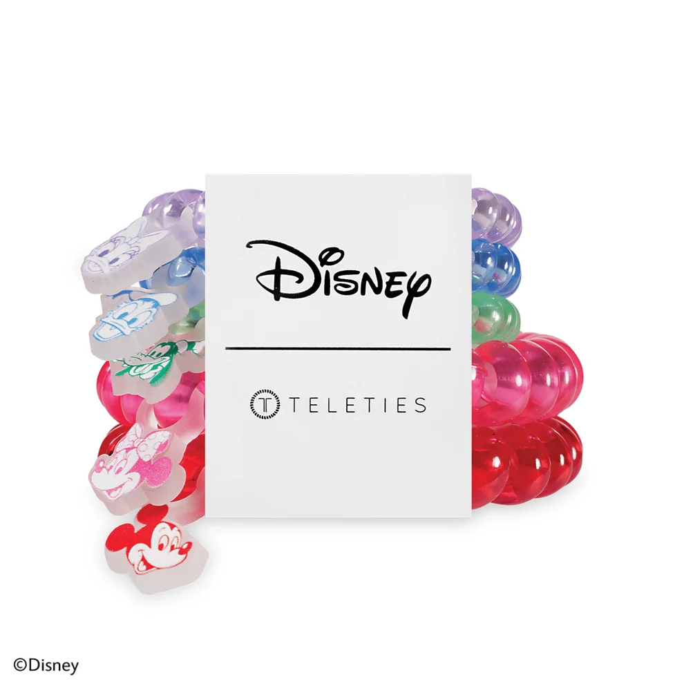 TELETIES MIX PACK HAIR TIES - MICKEY & FRIENDS